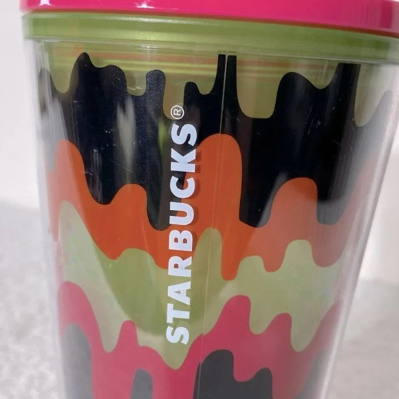 Starbucks Fall 2023 Halloween Limited Edition Drippy Wave Swirl Grande Tumbler - Picture 2 of 13